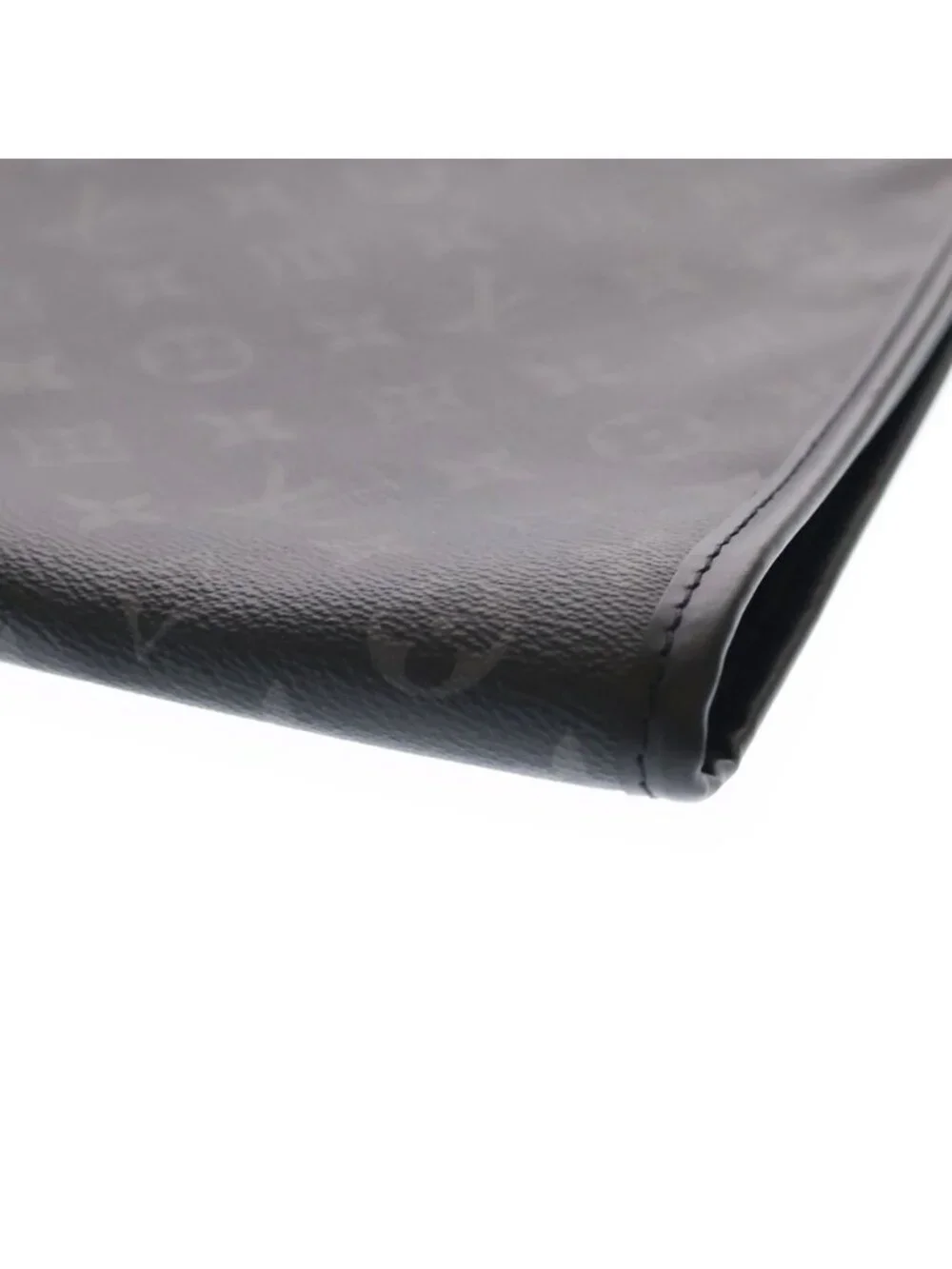 Louis Vuitton Monogram Eclipse Porto Avi Garment Bag Black Leather